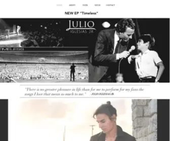 Julioiglesiasjronline.com(Julio Iglesias Jr) Screenshot