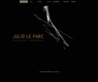 Julioleparc.org(JULIO LE PARC) Screenshot