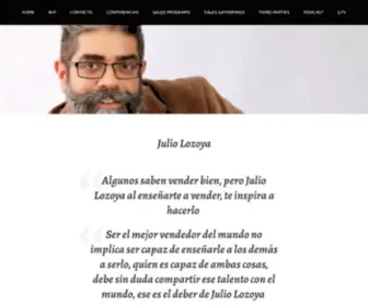 Juliolozoya.com(Top Sales Speaker) Screenshot