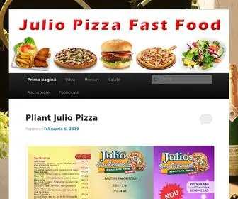 Juliopizzafastfood.ro(Mananci ieftin) Screenshot