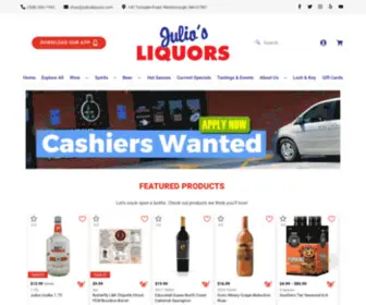 Juliosliquors.com(Julio's Liquors) Screenshot