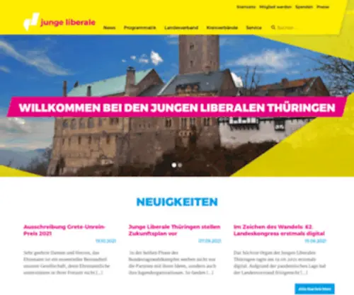 Julis-Thueringen.de(Wir sind Deine Stimme in der Politik. Unsere Aufgabe in den nächsten Monaten) Screenshot