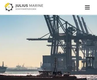 Julius-Marine.com(Julius Marine) Screenshot