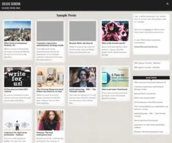 Julius-Schenk.com(SEO, Blogs, Youtube, Social) Screenshot
