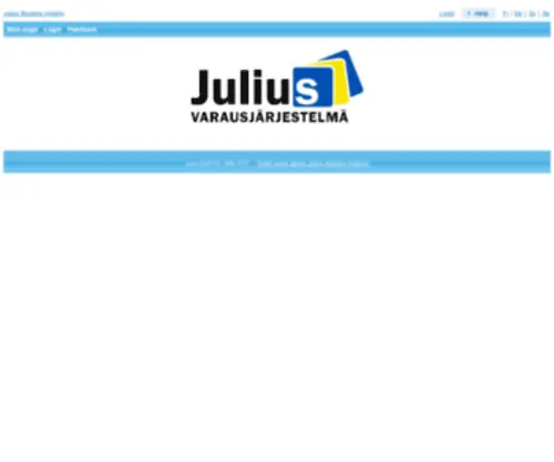 Juliusvaraus.fi(Julius varausjärjestelmä) Screenshot