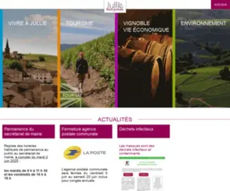 Jullie-Beaujolais.fr(Jullié Beaujolais) Screenshot