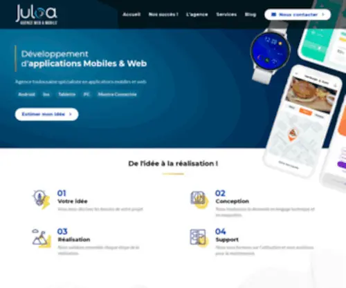 Juloa.com(Agence Web et Mobiles spécialiste Joomla) Screenshot