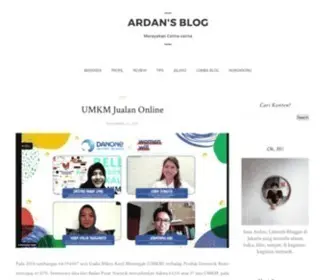Jumardanm.com(Blognya Ardan) Screenshot
