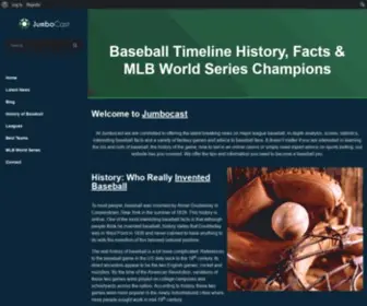 Jumbocast.com(Ultimate Baseball Blog) Screenshot