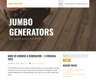 Jumbocorp.com(Jumbo Generator Reviews) Screenshot