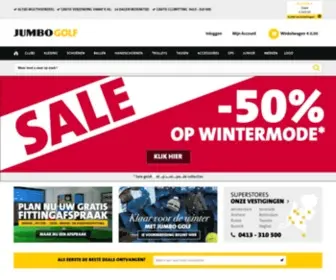 Jumbogolfwereld.nl(De grootste online Golf & Hockey shop van Nederland) Screenshot