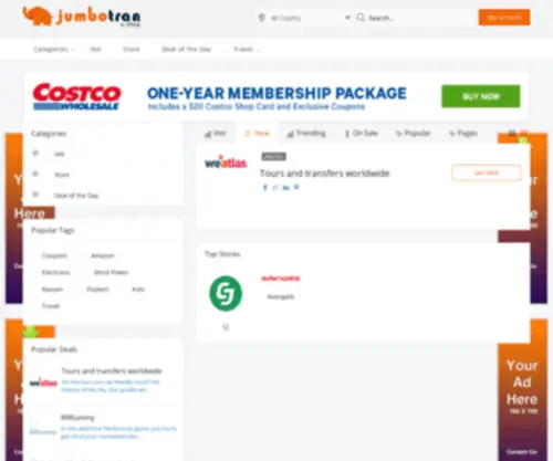 Jumbotran.com(Online Shopping) Screenshot