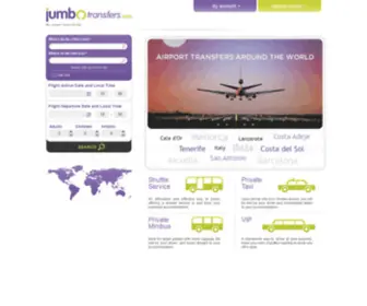 Jumbotransfers.com(Book your transfers in 3 easy steps) Screenshot