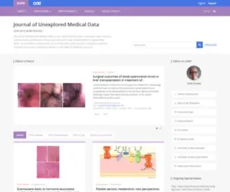 Jumdjournal.net(Journal of Unexplored Medical Data) Screenshot