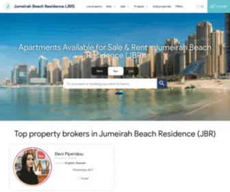 Jumeirah-Beach-Residence.ae(Apartments for Sale & Rent in Jumeirah Beach Residence (JBR)) Screenshot