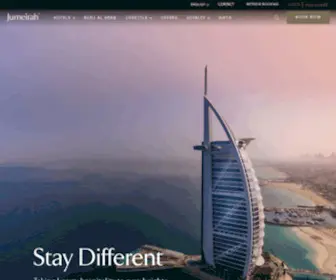 Jumeirah.com(Jumeirah Hotels & Resorts) Screenshot