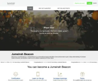 Jumeirahbeacon.com(Jumeirah Beacon) Screenshot