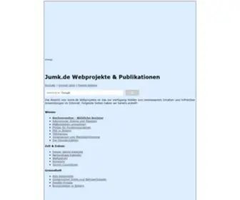 Jumk.de(Webprojekte & Webservices) Screenshot
