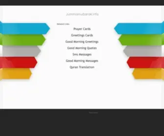 Jummamubarak.info(Jummamubarak info) Screenshot