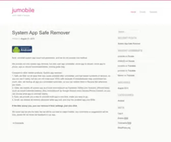 Jumobile.com(Let's make it simple) Screenshot