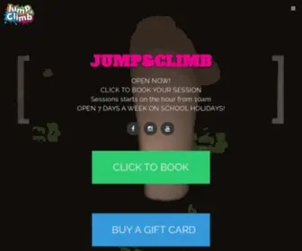 Jumpandclimb.com.au(Jump & Climb Traralgon) Screenshot