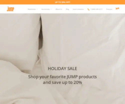 Jumpbed.ca(Meet the game changer in sleep) Screenshot