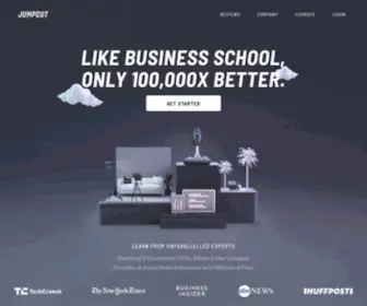 Jumpcut.com(Jumpcut creates captivating online courses. Online education today) Screenshot