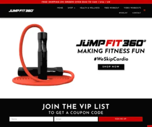 Jumpfit360.com(Making Fitness Fun #WESKIPCARDIO) Screenshot