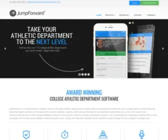 Jumpforward.com(JumpForward College Sports Recruiting) Screenshot