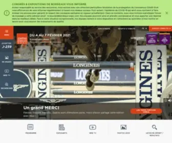 Jumping-Bordeaux.com(Jumping International de Bordeaux) Screenshot