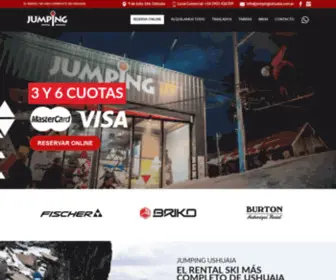 Jumpingushuaia.com.ar(JUMPING USHUAIA RENTAL SKI & SNOWBOARD) Screenshot