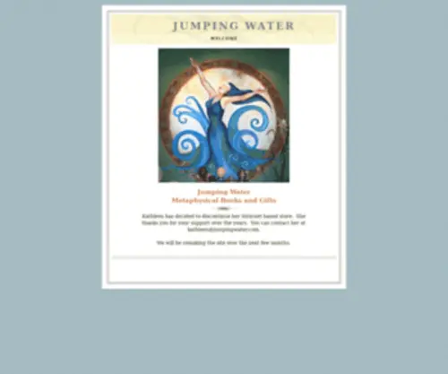 Jumpingwater.com(Jumping Water Metaphysical Books & Gifts) Screenshot