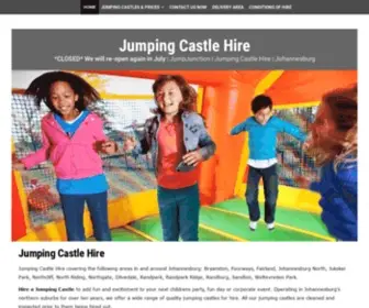 Jumpjunction.co.za(Jumping Castle Hire) Screenshot