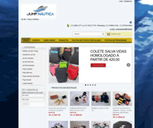 Jumpnautica.com.br(Loja online de) Screenshot