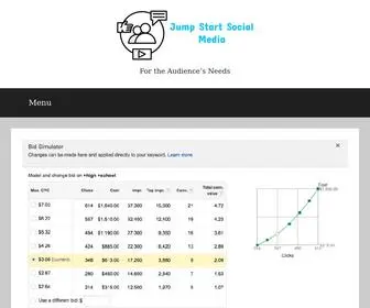 Jumpstartsocialmedia.com(Jump Start Social Media) Screenshot