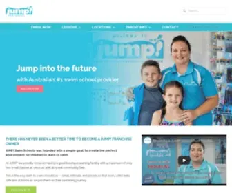 Jumpswimschoolsfranchising.com.au(Swim School Franchise Opportunities) Screenshot