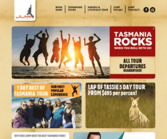 Jumptours.com.au(Tasmania Tours) Screenshot