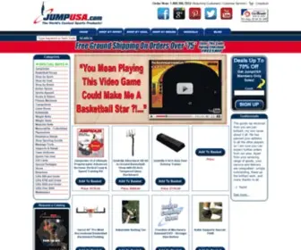 Jumpusa.com(JumpUSA World's Coolest Sports Products & Basketball Training Equipment) Screenshot