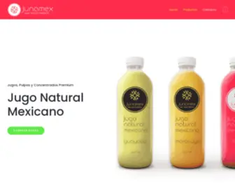 Junamex.com(Jugo Natural Mexicano) Screenshot