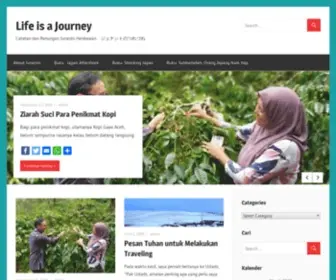 Junantoherdiawan.com(Life is a Journey　) Screenshot
