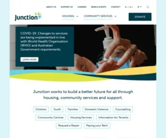 Junctionaustralia.org.au(Junction Australia) Screenshot
