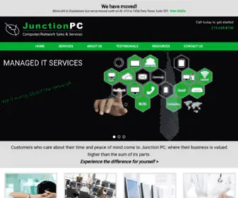 Junctionpc.com(JunctionPC Managed Services) Screenshot