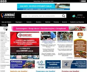 Jundiaionline.com.br(Jundiaí Online) Screenshot