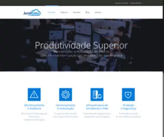 Jundidata.com.br(Tecnologia da Informação para impulsionar seus negócios) Screenshot