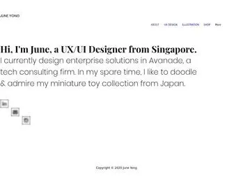 June-Yong.com(ABOUT) Screenshot