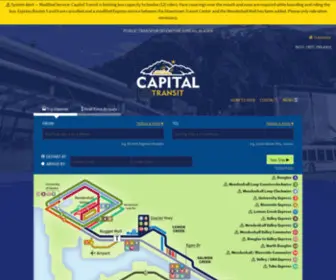 Juneaucapitaltransit.org(Capital Transit) Screenshot