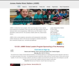 Juneaumusicmatters.com(Juneau Alaska Music Matters (JAMM)) Screenshot