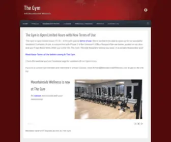 Juneausgym.com(The Gym) Screenshot