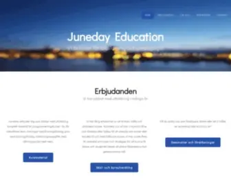 Juneday.se(Juneday Education) Screenshot
