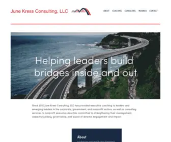 Junekressconsulting.com(June Kress Consulting) Screenshot